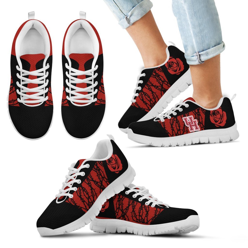 Rose-Plant-Gorgeous-Lovely-Logo-Houston-Cougars-Sneakers-1