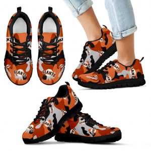 San Francisco Giants Cotton Camouflage Fabric Military Solider Style Sneakers