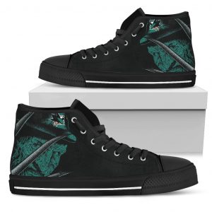 San Jose Sharks Nightmare Freddy Colorful High Top Shoes