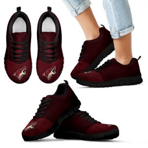 Seamless Line Magical Wave Beautiful Arizona Coyotes Sneakers