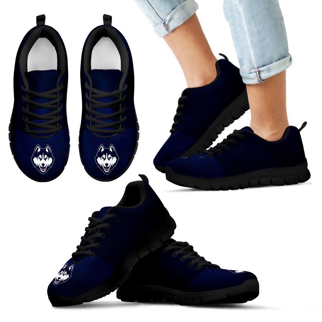 Seamless Line Magical Wave Beautiful Connecticut Huskies Sneakers Seamless Line Magical Wave Beautiful Connecticut Huskies Sneakers