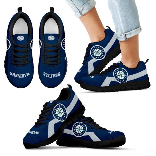 Seattle Mariners Line Logo Sneakers