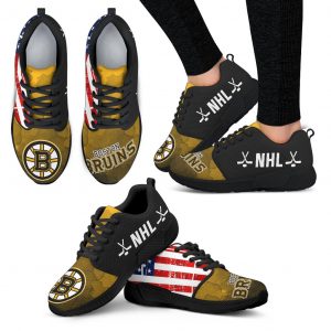 Simple Fashion Boston Bruins Shoes Athletic Sneakers
