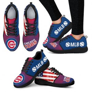 Simple Fashion Chicago Cubs Shoes Athletic Sneakers