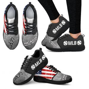 Simple Fashion Chicago White Sox Shoes Athletic Sneakers