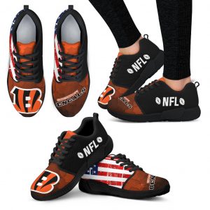 Simple Fashion Cincinnati Bengals Shoes Athletic Sneakers