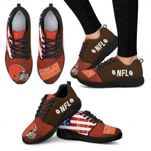 Simple Fashion Cleveland Browns Shoes Athletic Sneakers