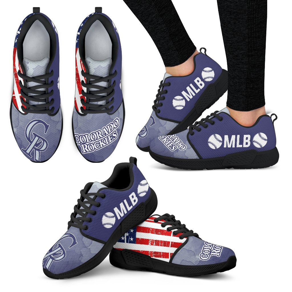 Simple Fashion Colorado Rockies Shoes Athletic Sneakers Simple Fashion Colorado Rockies Shoes Athletic Sneakers