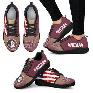 Simple Fashion Florida State Seminoles Shoes Athletic Sneakers