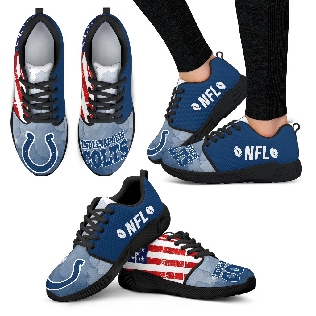 Simple Fashion Indianapolis Colts Shoes Athletic Sneakers Simple Fashion Indianapolis Colts Shoes Athletic Sneakers