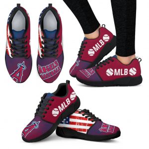 Simple Fashion Los Angeles Angels Shoes Athletic Sneakers