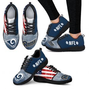 Simple Fashion Los Angeles Rams Shoes Athletic Sneakers