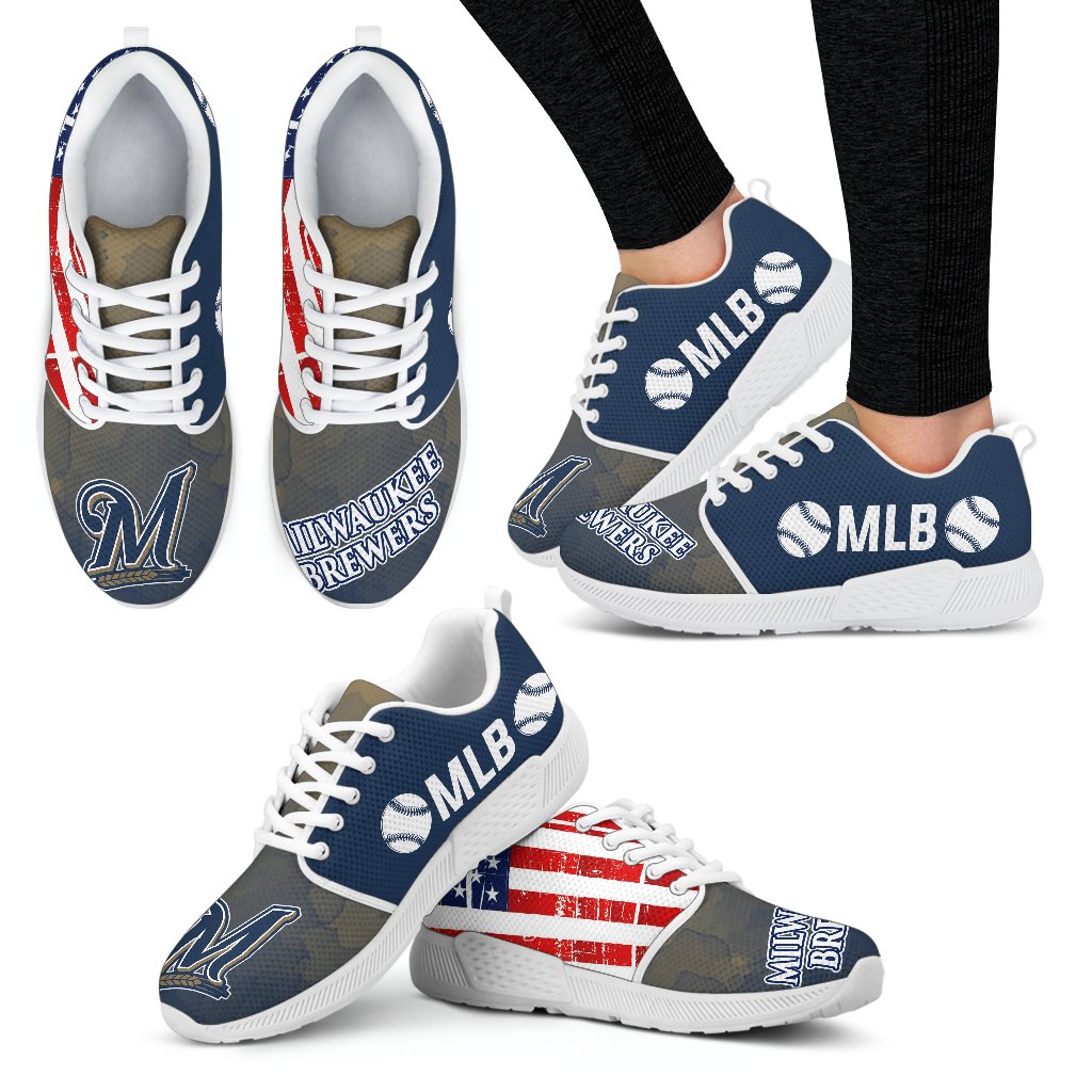 Simple-Fashion-Milwaukee-Brewers-Shoes-Athletic-Sneakers-1
