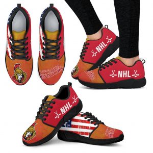 Simple Fashion Ottawa Senators Shoes Athletic Sneakers