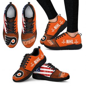 Simple Fashion Philadelphia Flyers Shoes Athletic Sneakers