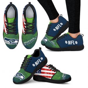 Simple Fashion Seattle Seahawks Shoes Athletic Sneakers