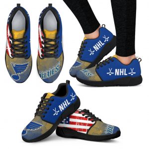 Simple Fashion St. Louis Blues Shoes Athletic Sneakers