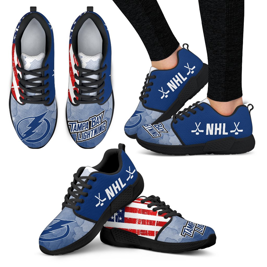 Simple Fashion Tampa Bay Lightning Shoes Athletic Sneakers Simple Fashion Tampa Bay Lightning Shoes Athletic Sneakers