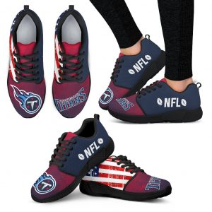 Simple Fashion Tennessee Titans Shoes Athletic Sneakers