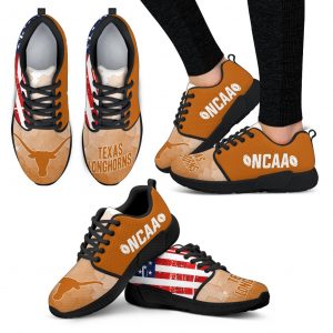 Simple Fashion Texas Longhorns Shoes Athletic Sneakers