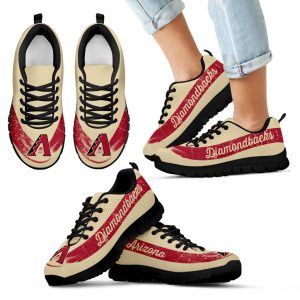 Single Line Logo Arizona Diamondbacks Sneakers