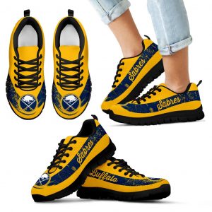 Single Line Logo Buffalo Sabres Sneakers