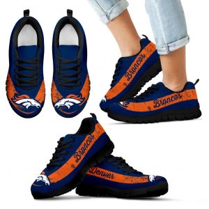 Single Line Logo Denver Broncos Sneakers