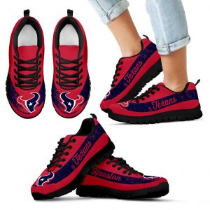 Single Line Logo Houston Texans Sneakers