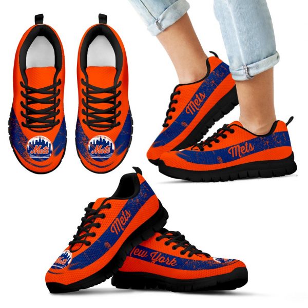 Single Line Logo New York Mets Sneakers