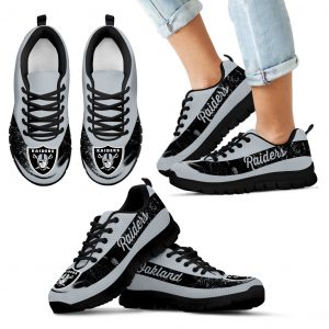 Single Line Logo Oakland Raiders Sneakers