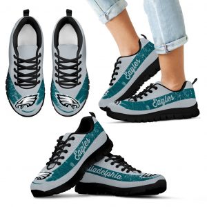 Single Line Logo Philadelphia Eagles Sneakers