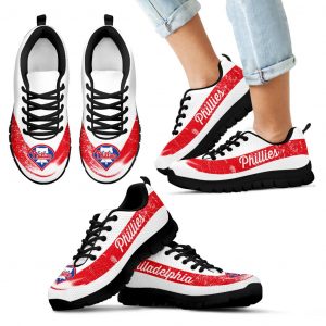 Single Line Logo Philadelphia Phillies Sneakers