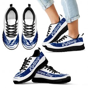 Single Line Logo Tampa Bay Lightning Sneakers