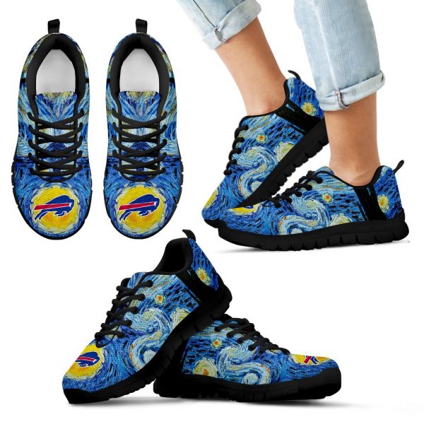 Sky Style Art Nigh Exciting Buffalo Bills Sneakers