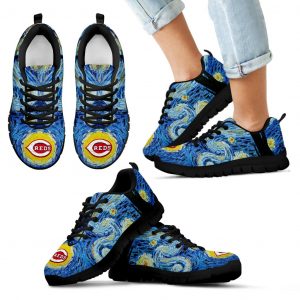 Sky Style Art Nigh Exciting Cincinnati Reds Sneakers