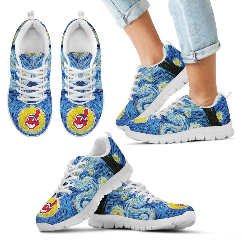 Sky-Style-Art-Nigh-Exciting-Cleveland-Indians-Sneakers-1