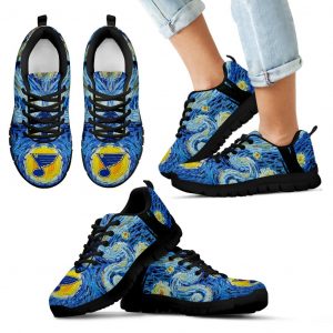 Sky Style Art Nigh Exciting St. Louis Blues Sneakers