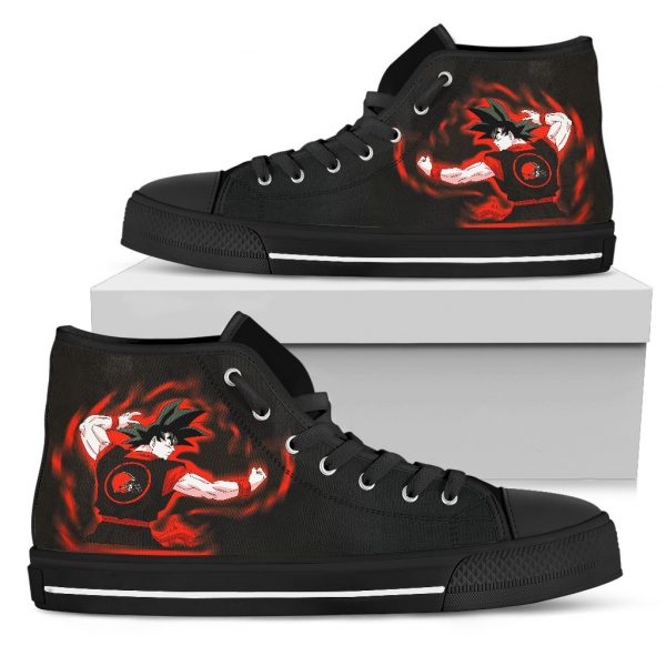 Son Goku Saiyan Power Cleveland Browns High Top Shoes