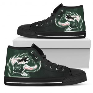 Son Goku Saiyan Power New York Jets High Top Shoes