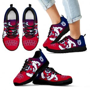 Special Unofficial Fresno State Bulldogs Sneakers