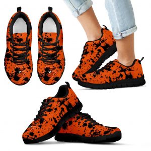 Splatters Watercolor Baltimore Orioles Sneakers