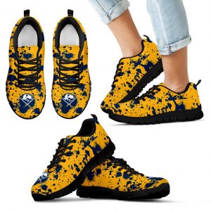 Splatters Watercolor Buffalo Sabres Sneakers