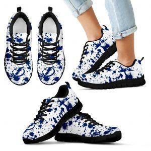 Splatters Watercolor Tampa Bay Lightning Sneakers