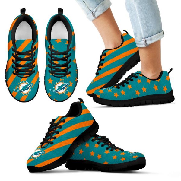 Splendid Star Mix Edge Fabulous Miami Dolphins Sneakers