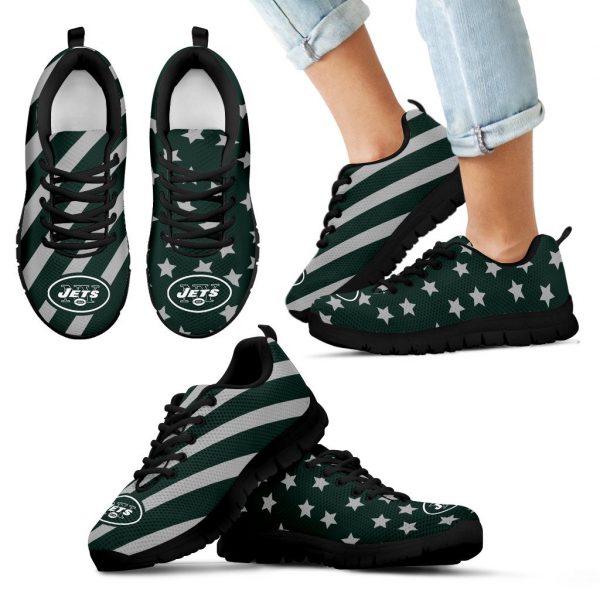 Splendid Star Mix Edge Fabulous New York Jets Sneakers