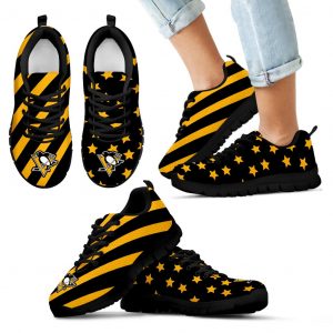 Splendid Star Mix Edge Fabulous Pittsburgh Penguins Sneakers