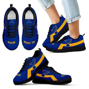 St. Louis Blues Line Logo Sneakers