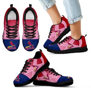 St. Louis Cardinals Cancer Pink Ribbon Sneakers