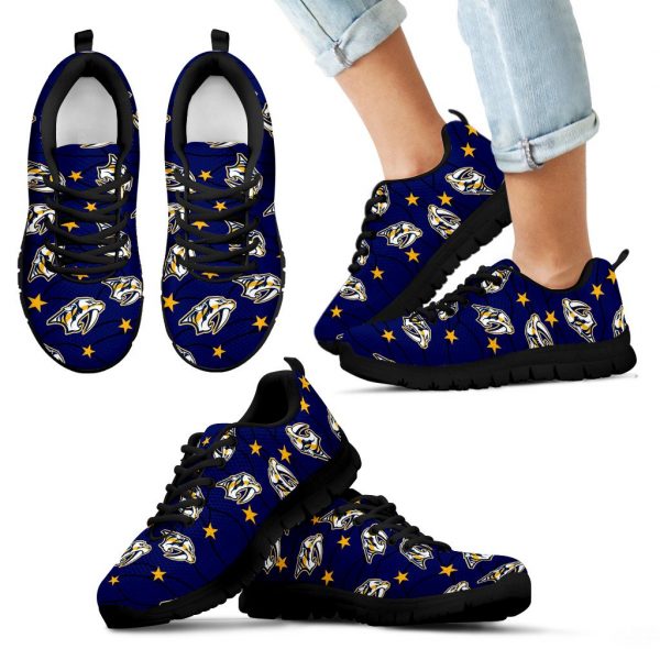 Star Twinkle Night Nashville Predators Sneakers