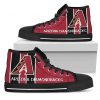 Steaky Trending Fashion Sporty Arizona Diamondbacks High Top Shoes